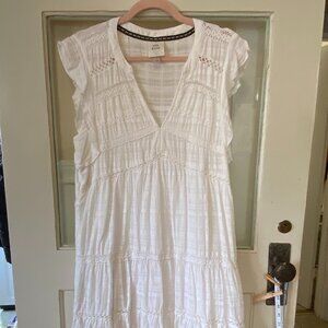White BOHO sundress dress